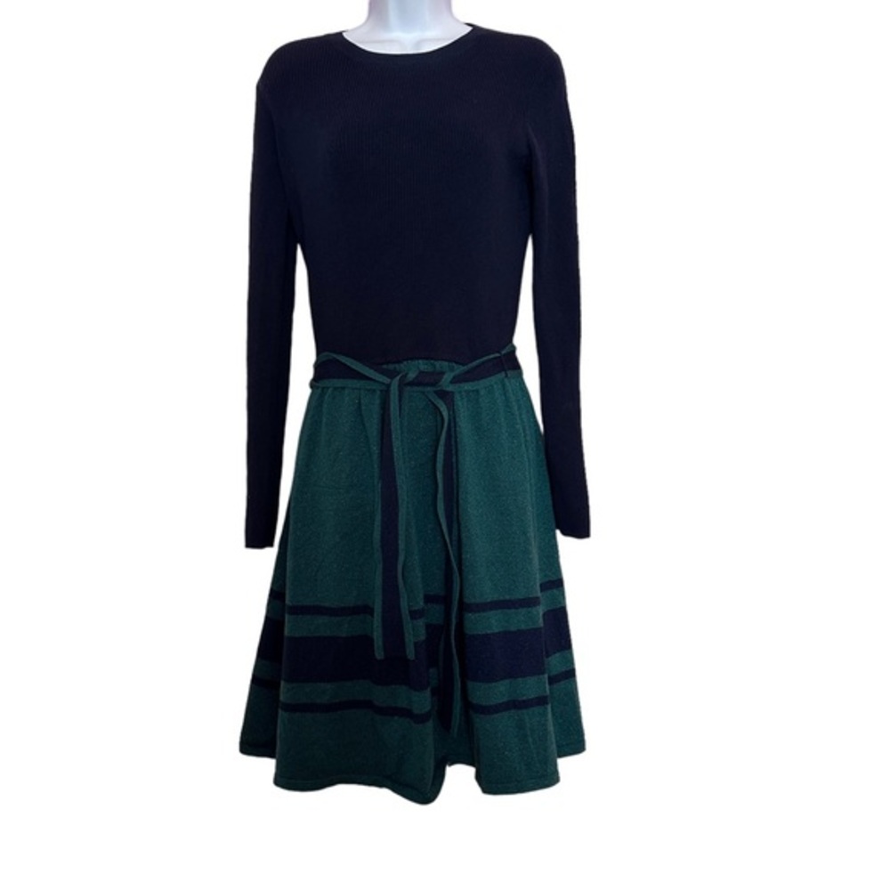 Brooks Brothers Black and Green Dress